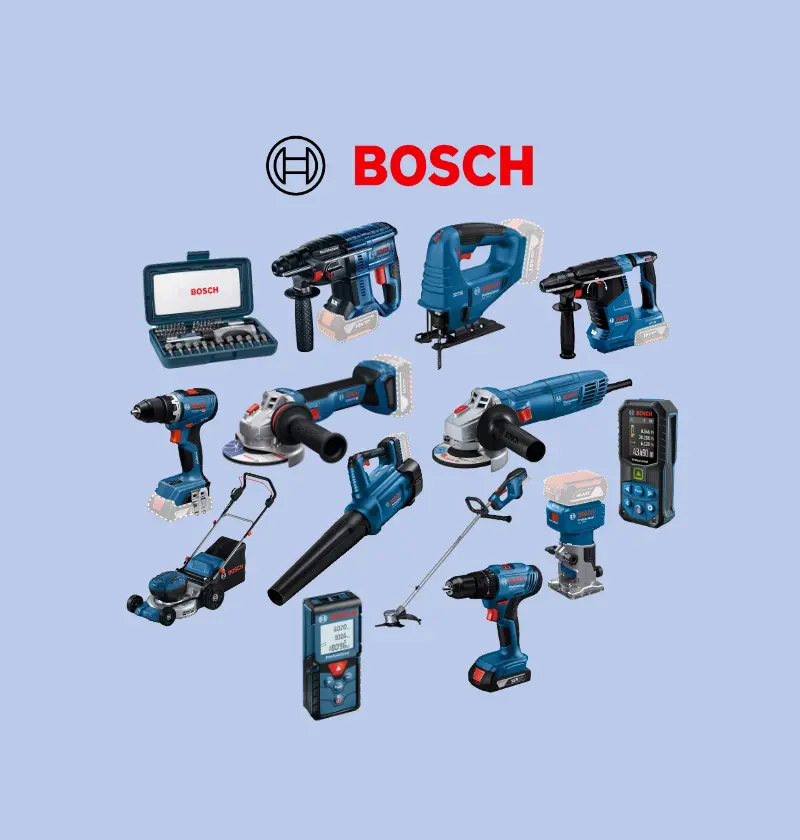 เครื่องมือไฟฟ้า Bosch สำหรับช่างมืออาชีพและคนรักงาน DIY