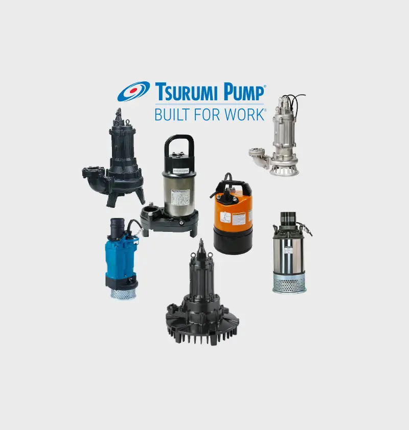Tsurumi Pump, ปั๊มจุ่ม, Submersible Pump, ปั๊มสูบน้ำเสีย