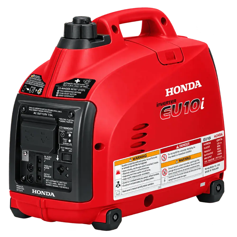 Honda EU10i เครื่องปั่นไฟพกพา 1,000วัตต์ ระบบ Inverter แท้ ประหยัดน้ำมัน | YUH Machine Tools